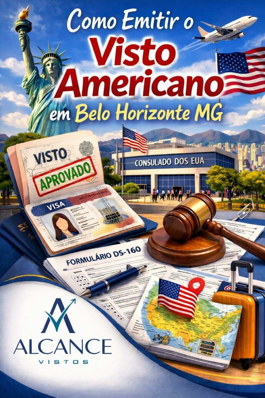 Imagem Como Emitir o Visto Americano em Belo Horizonte MG